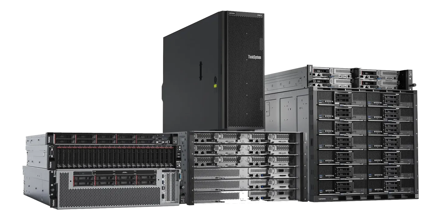 Lenovo ThinkSystem Server als Rack- und Tower-Modelle
