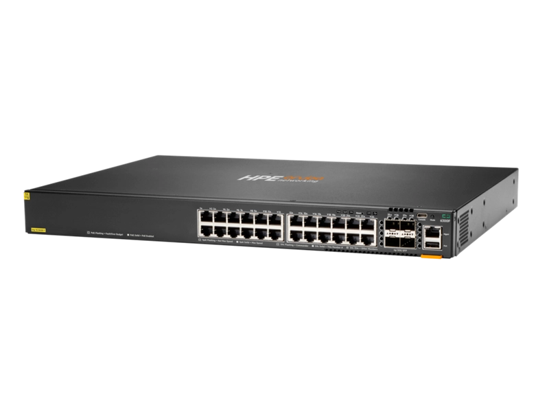 HPE Aruba 6300F 24p 1GbE - 4p SFP56 Switch