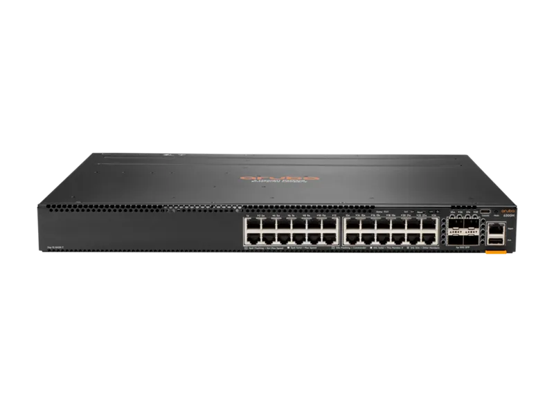 HPE Aruba 6300M 24p 1GbE Class 4 PoE - 4p SFP56 Switch