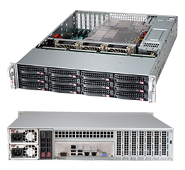 Supermicro SC826BE1C-R920LPB Intel&reg; Xeon&reg; Scalable Dual CPU 12xLFF 2x920W 2U Rack Server