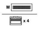 Lenovo 3m 100G QSFP28 to 4x25G SFP28