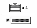 Lenovo 5m 100G QSFP28 to 4x25G SFP28