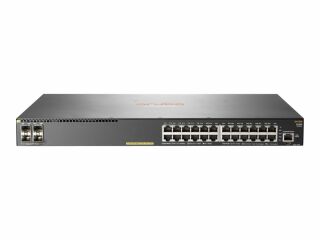 HPE Aruba 2930F 24x 1Gb BASE-T / 4x 10Gb SFP+ Managed L3 PoE+ 370W intern 1U Rackmount Switch