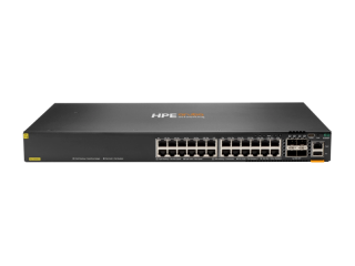 HPE Aruba 6300F 24p 1GbE Class 4 PoE - 4p SFP56 Switch