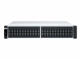 QNAP ES2486dc 2xIntel D-2142IT (1,9GHz/8C) 8x16GB-RAM 24xSFF 6x2.5GbE + 8x10GbE SFP+ 2x700W 2U Rack-NAS