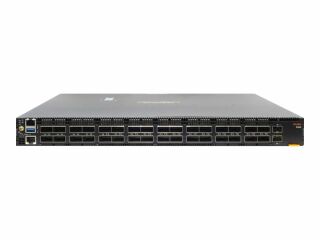 HPE CX 9300 32x 400Gb QSFP-DD / 2x 10Gb SFP+ Managed L3 non-PoE intern (redundant) 1U Rackmount Switch
