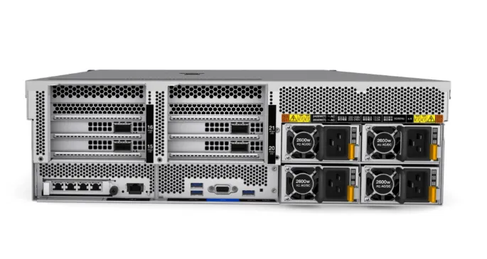 Lenovo ThinkSystem SR675 V3 3U GPU-Server mit 8x 2,5 Zoll Laufwerksschächten (7D9RCTO1WW, Configure-to-Order)