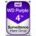 WD Purple SATA HDD 8.9cm (3.5") 4TB 5,4k 64MB