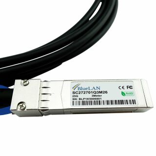 BlueLAN 25Gb 3M SFP28 25GBASE-CR DAC( JL488A)
