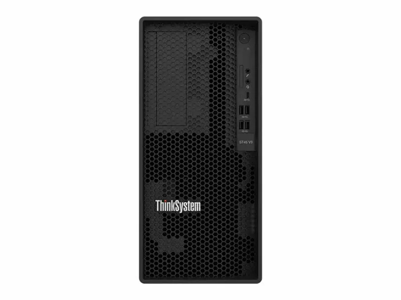 Lenovo ThinkSystem ST45 V3 Tower-Server mit 3x 3,5 Zoll und 1x 2,5 Zoll Laufwerksschacht (7DH5CTO1WW, Configure-to-Order)
