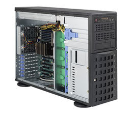 Supermicro Intel/AMD 8xLFF/SFF 1x668W-No-Hot-Plug Configure-to-order Tower Server