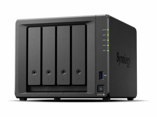 Synology DiskStation DS425+ Intel J4125 (2GHz/4C) 2GB-RAM 4xLFF/SFF 1x1GbE + 1x2.5GbE 1x90W Desktop-NAS