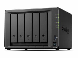 Synology DiskStation DS1525+ AMD V1500B (2,2GHz/4C) 8GB-RAM 5xLFF/SFF 1x1GbE + 2x2.5GbE 1x120W Desktop-NAS