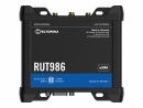 Teltonika RUT986 LTE WiFi4 4xGbE 2xSIM PoE DIN-Rail...