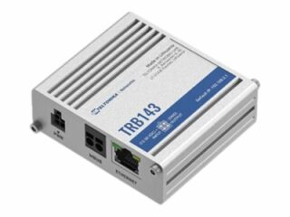 Teltonika TRB143 LTE 1xGbE 5xVPN-Tunnel PoE DIN-Rail VoIP-Gateway