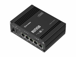 Teltonika RUTX50 5G (3.3 Gbps) WiFi5 5xGbE 2xSIM 5xVPN-Tunnel PoE Wireless Industrie-Router