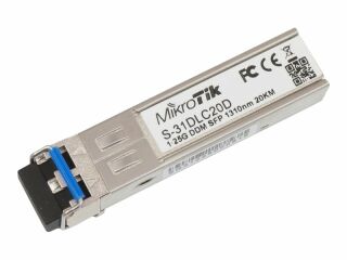 MikroTik 1GbE SFP BASE-SR SW MMF 550m 850nm LC Transceiver S-85DLC05D (1er-Pack)
