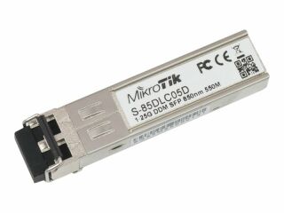 MikroTik 1GbE SFP BASE-LR LW SMF 20km 1310nm LC Transceiver S-31DLC20D (1er-Pack)