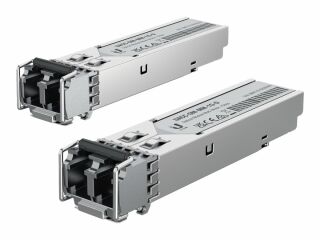 Ubiquiti 1GbE SFP BASE-SR SW MMF 550m 850nm LC Transceiver UACC-OM-MM-1G-D-2 (2er-Pack)