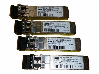 HPE 10GbE SFP+ BASE-SR SW MMF 300m 850nm LC Transceiver für HPE MSA P88920-B25 (4er-Pack)