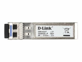 D-Link 10GbE SFP+ BASE-LR LW SMF 10km 1310nm LC Transceiver DEM-432XT (1er-Pack)