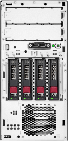  HPE ProLiant ML30 G10 Plus Server Back