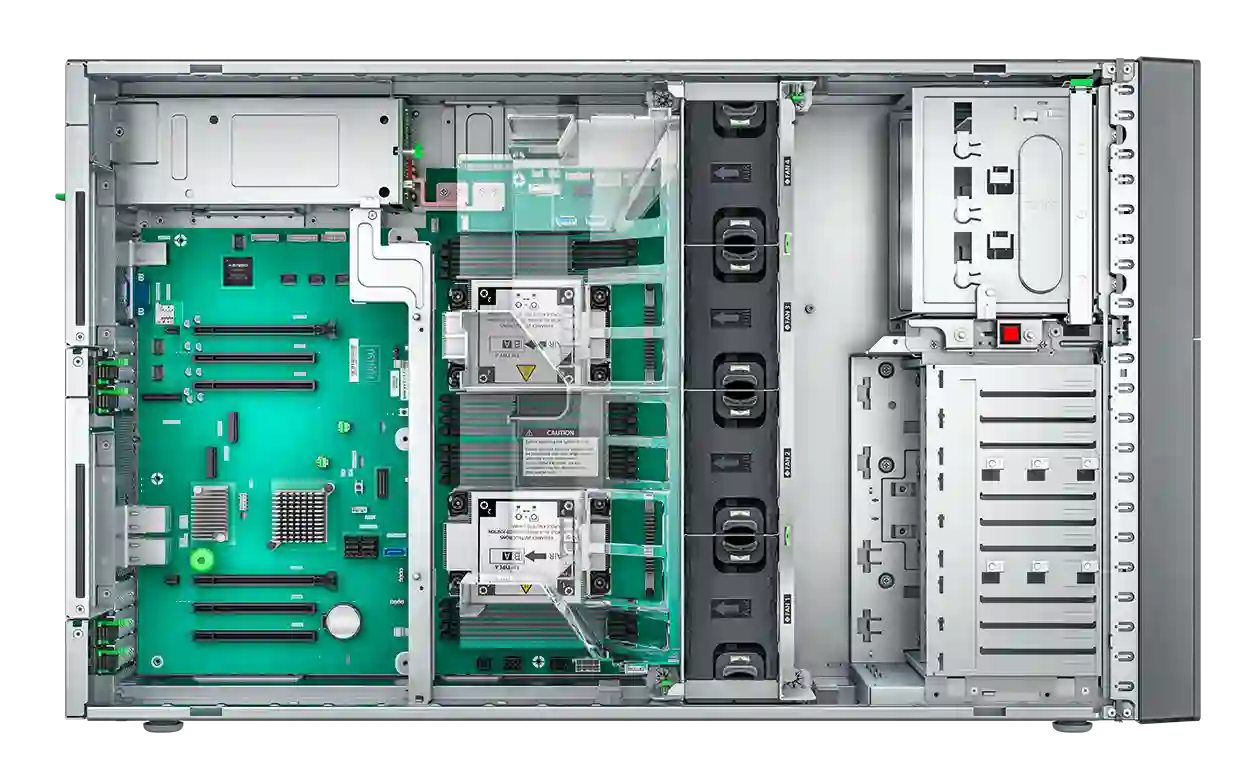 Fujitsu TX2550 M7 Inside