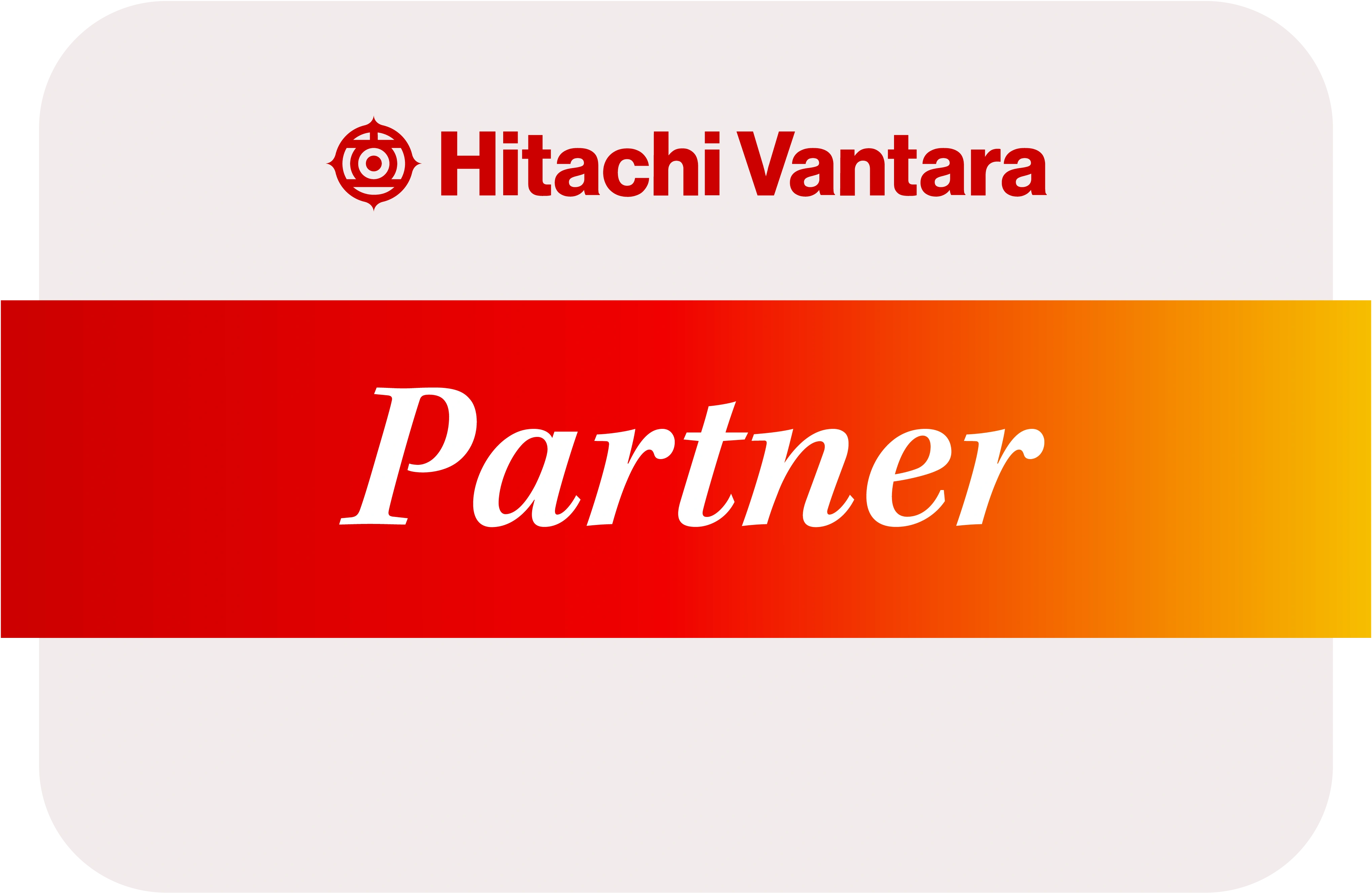 Hitachi Vantara Partner Logo